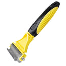 Pet Dog Cat Deshedding Grooming Hair Brush Stainless Steel Rake Comb Dressing 1Pcs