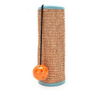 Sisal Cat Scratch Pad Cat Kitten Scratch Mat with Yellow Ball