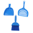 4 Pcs Pet Cleaning Products Dustpan And Brush Set Cage Cleaner Pet Supplies