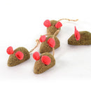 Cat Supplies Mouse Shaped Catnip mouse cat toy Funny Cat Mint Toys 6x3x3cm