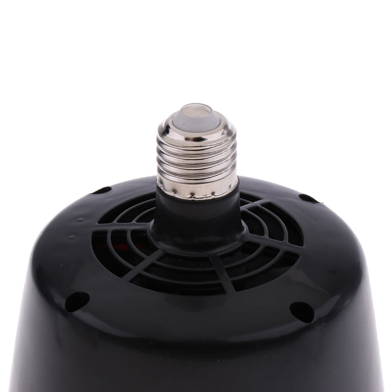 Reptile Infrared Heat Emitter Basking Light Brooder Lamp, Blow out Hot Air