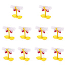 Pack of 10, Bird Coop Double Cups Automatic Poultry Water Drinking Chicken Fowl Drinker New