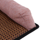 Pet Cooling Mat Bed for Puppy Dog Cat Summer Breathable Vine Mats Lounge Pad