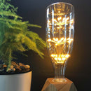 Vintage Light Bulb Tungsten Filament Amber Clear Glass 3Watts 220V E27 Base