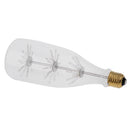 Vintage Light Bulb Tungsten Filament Amber Clear Glass 3Watts 220V E27 Base