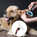 1Pc Dog Grooming Undercoat Rake Thick Coats Soft Grip Pet Dog Brush Comb New ( Red & Black )