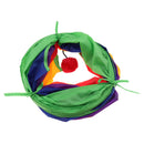 Collapsible Cat Play Tunnel Colorful Cat Outdoor Game Playing Toy 115 x 25cm