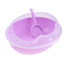 Random Kitten Litter Tray Cat Litter Box Anti Splash Toilet with Shovel