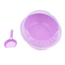 Random Kitten Litter Tray Cat Litter Box Anti Splash Toilet with Shovel