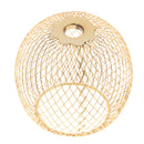 Goden Iron Round Lamp Shade Modern Craft Hanging Lamp Shade