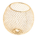 Goden Iron Round Lamp Shade Modern Craft Hanging Lamp Shade