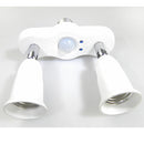 Hot 2 in 1 AC 110~240V Infrared PIR Motion Sensor LED E27 Lamp Bulb Holder Switch New