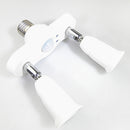 Hot 2 in 1 AC 110~240V Infrared PIR Motion Sensor LED E27 Lamp Bulb Holder Switch New