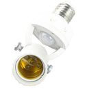 AC 110V-240V Infrared PIR Motion Sensor LED E27 Lamp Bulb Holder Switch Useful, for Indoor Aisle Garage