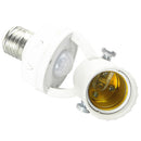AC 110V-240V Infrared PIR Motion Sensor LED E27 Lamp Bulb Holder Switch Useful, for Indoor Aisle Garage