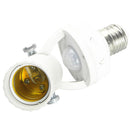 AC 110V-240V Infrared PIR Motion Sensor LED E27 Lamp Bulb Holder Switch Useful, for Indoor Aisle Garage