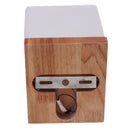 Oak Wood Frame Wall Lamp Glass Cover Light DIY Lighting Home Cafe Restaurant Shop Comfort Simple
