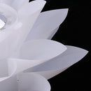 Modern Lotus Pendant Chandelier Pendant Ceiling Lamp Hanging Light Lampshade DIY ( White )