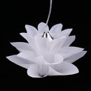 Modern Lotus Pendant Chandelier Pendant Ceiling Lamp Hanging Light Lampshade DIY ( White )