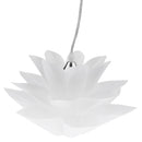Modern Lotus Pendant Chandelier Pendant Ceiling Lamp Hanging Light Lampshade DIY ( White )