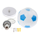 Creative Football Pendant Lamp ,Sports Theme, Glass Chandeliers Simple Modern Soccer Ceiling Lights, E27,for Bedroom Living Room Children's Room