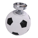 Kid' Bedroom Glass Football Flush Mount Ceiling Light Creative Soccer Children's Boys Room Ceiling Light Fixtures 220V ( No Bulb )