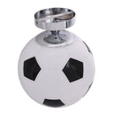 Kid' Bedroom Glass Football Flush Mount Ceiling Light Creative Soccer Children's Boys Room Ceiling Light Fixtures 220V ( No Bulb )