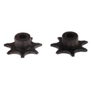 2Pcs Gear for Egg Incubator Hatcher Brooder Farm 3.3x1.1cm ( Dia. x H)