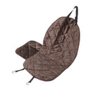 Single Pet Car Seat Cover Protector Waterproof Dog Pets Travel Mat Brown