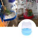 Outside Bird Parrot Bathtub With Universal Clips to Attach to Most Birdcages
