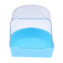 Outside Bird Parrot Bathtub With Universal Clips to Attach to Most Birdcages