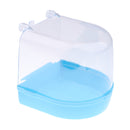 Outside Bird Parrot Bathtub With Universal Clips to Attach to Most Birdcages