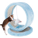 Cat Scratching Post with Hanging Toy Play Toy Activity Center Funiture House