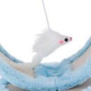 Cat Scratching Post with Hanging Toy Play Toy Activity Center Funiture House