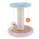 Cute Cat Climber Shelf Scratching Post Tree Pole Scratcher Random Color