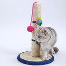 Cat Kitten Scratch Board with Hanging Ball Toy Climbing Activity Stand