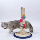 Cat Kitten Scratch Board with Hanging Ball Toy Climbing Activity Stand
