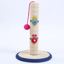 Cat Kitten Scratch Board with Hanging Ball Toy Climbing Activity Stand