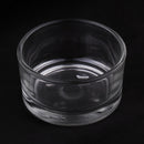 2 pcs Glass Reptile Feeding Dish Food Water Bowl for Small Pets Transparent