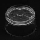 2 pcs Glass Reptile Feeding Dish Food Water Bowl for Small Pets Transparent