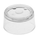 2 pcs Glass Reptile Feeding Dish Food Water Bowl for Small Pets Transparent