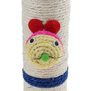 Natural Sisal Scratching Post, Cats Garden Scratcher Tree Tower Playing Toy