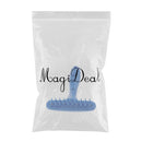 Pet Cat Dog Kitten Puppy Plastic Flea Comb Hair And Fur Grooming Brush Blue