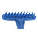 Pet Cat Dog Kitten Puppy Plastic Flea Comb Hair And Fur Grooming Brush Blue
