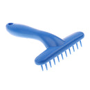Pet Cat Dog Kitten Puppy Plastic Flea Comb Hair And Fur Grooming Brush Blue
