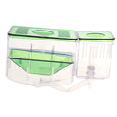Clear Fish Breeding Isolation Box Tank Aquarium Auto Circulating Fish Hatchery Transparent 20 x 10x 12cm