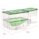 Clear Fish Breeding Isolation Box Tank Aquarium Auto Circulating Fish Hatchery Transparent 20 x 10x 12cm