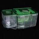 Clear Fish Breeding Isolation Box Tank Aquarium Auto Circulating Fish Hatchery Transparent 20 x 10x 12cm