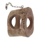 Pet Parrot Parakeet Bird Hanging Wooden Nest Stand Perch Swing Hammock Toy for Small Animals