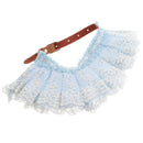 16-Inch Pet Puppy Lace Bandana Collar -Adjustable Cat Pet Neckerchief Scarfs